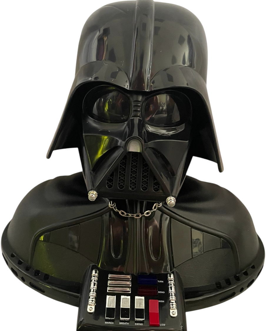 Vintage 2005 Darth Vader Novelty Telephone - With Authentic Star Wars Sounds & Music - Working Condition In The Original Box - Former Shop Display Se