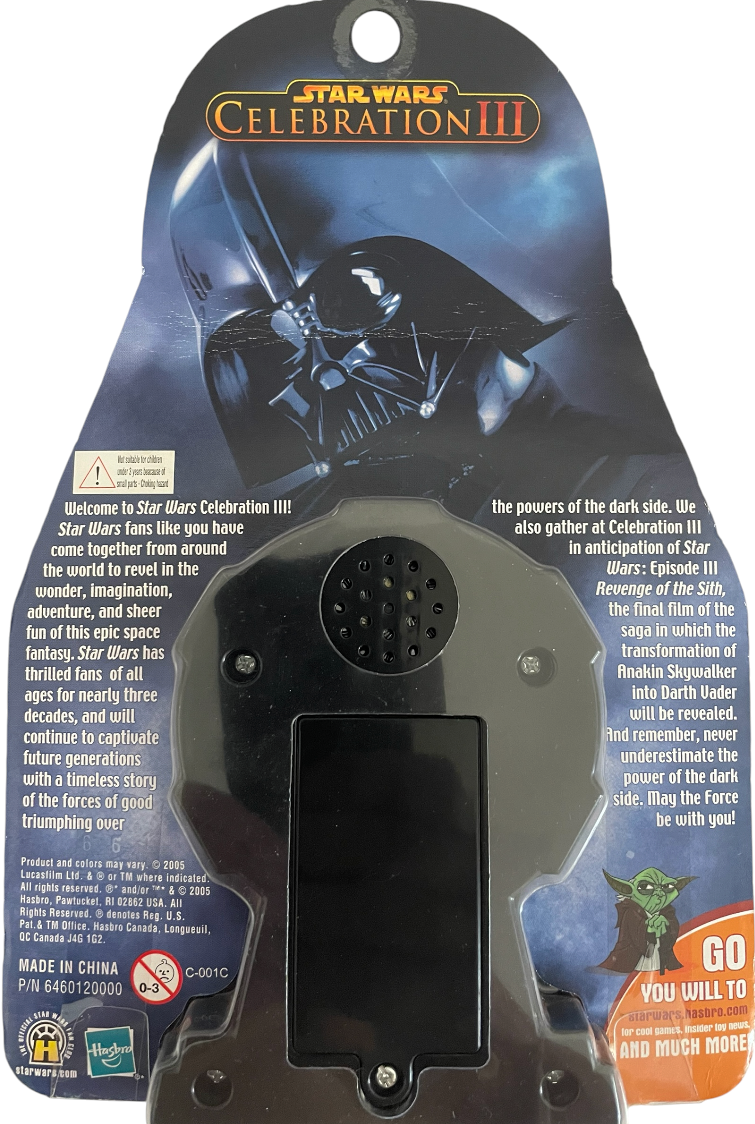 Vintage 2005 Star Wars Celebration III Special Edition Electronic Darth Vader Action Figure in Protective Case - Shop Stock Room Find