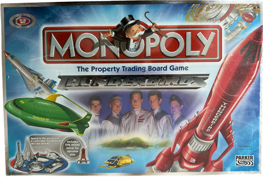 Vintage 2004 Thunderbirds The Movie Official Collectors Edition Monopoly Property Trading Board Game - Brand New Factory Sealed Shop Stock Room Find