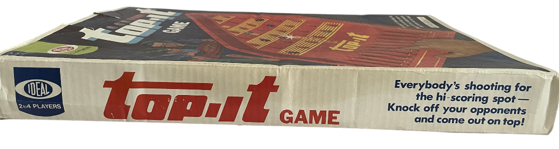 Vintage Ideal 1972 Top-It Game -Fantastic Condition - Fully Complete - In The Original Box