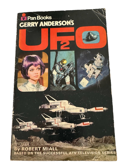 Vintage 1971 Gerry Andersons UFO 2 Paperback Book By Robert Miall
