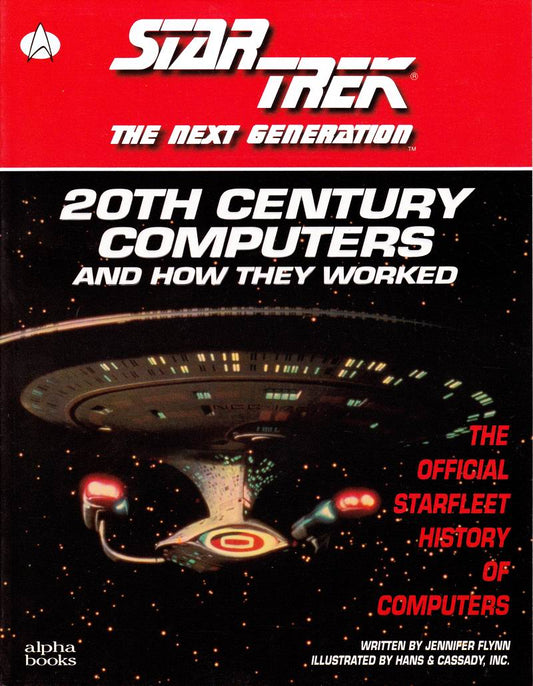 Vintage 1993 Star Trek The Next Generation 20th Century Computers and How They Worked Large Paperback Book - Ex Shop Stock