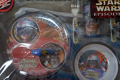 Vintage 1999 Star Wars Episode 1 6 Piece Dinnerware Set Shop Stock Room Find