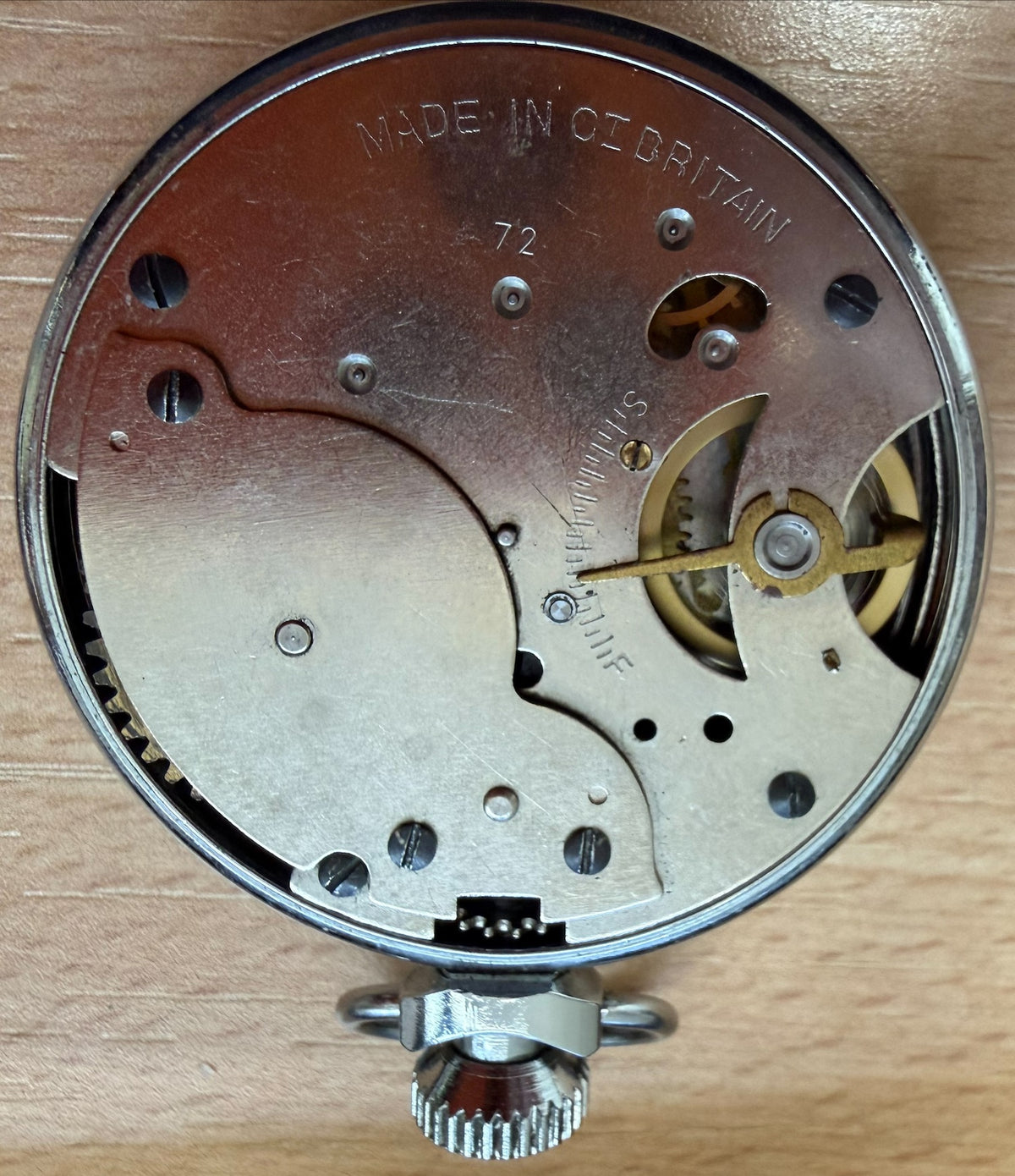 Vintage Smiths Earth V Mars Novelty Pocket Watch - In Working Condition - Ultra Rare.