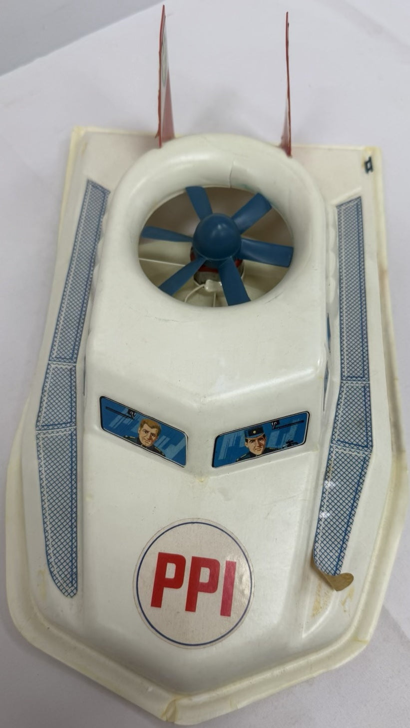 Vintage 1969 Power Play Land Version Hovercraft PP1 Battery Operated Working Model - In The Original Box