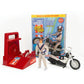 Classic Retro Reissue Evel Knievel King Of The Stuntmen Stunt Cycle Bike Complete With Evel Knievel Figure And Gyro Energizer - New In Box - Unsold Shop Stock