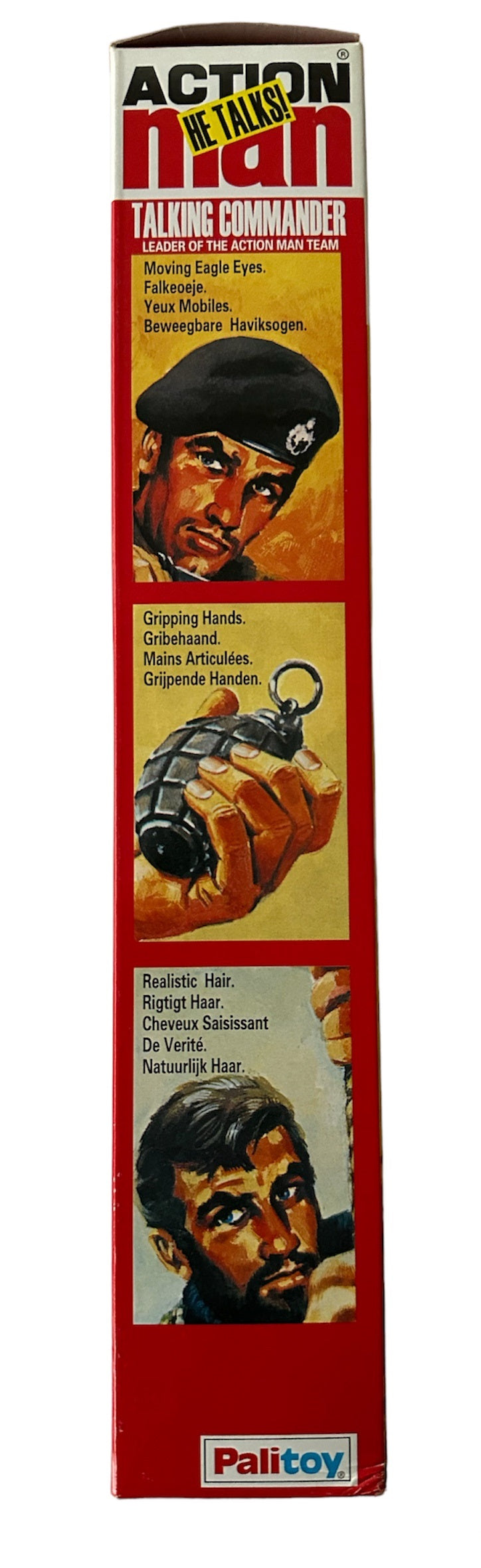 Vintage 2008 Action Man 40th Anniversary - Talking Commander - The Leader Of The Action Man Team - 12 Inch Action Figure With Realistic Brown Hair, Eagle Eyes And Gripping Hands -  In The Original Box - Shop Stock Room Find