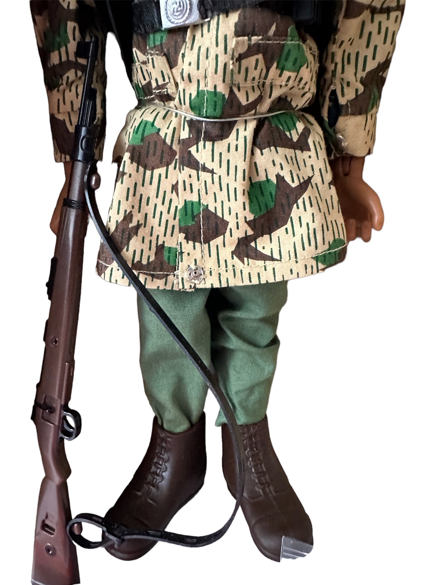 Vintage 2008 Action Man 40th Anniversary - The Soldiers -  German Fallschirmjager 12 Inch Action Figure With Realistic Blonde Hair, Eagle Eyes And Gripping Hands -  In The Original Box - Shop Stock Room Find
