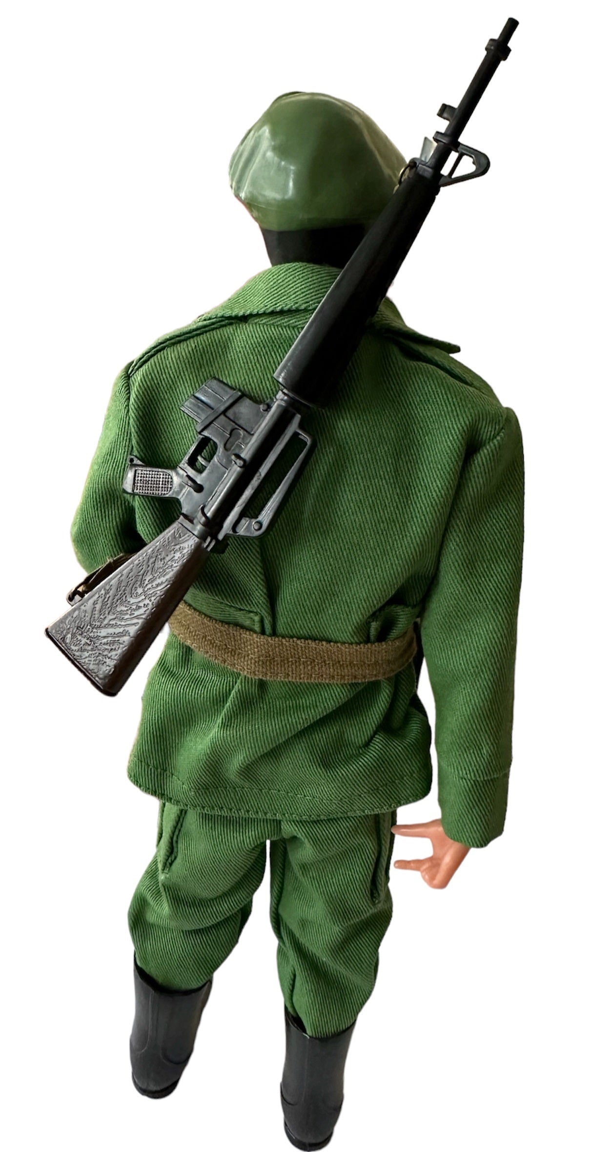 Vintage 2006 Action Man 40th Anniversary - Green Beret Action Soldier 12 Inch Action Figure With Black Painted Hair -  In The Original Box - Brand New Shop Stock Room Find