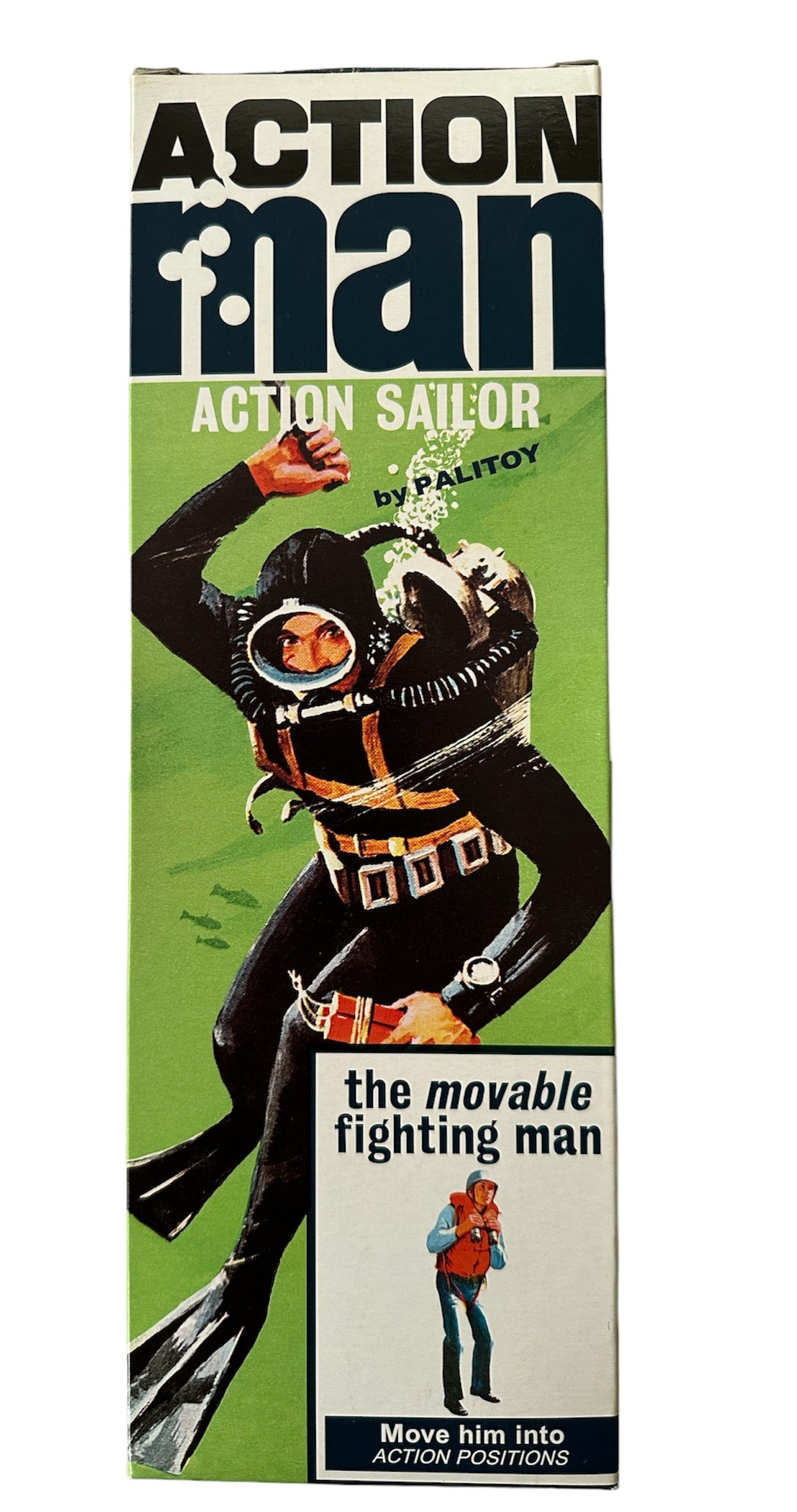 2006 Action Man 40th Anniversary - Action Sailor 12 Inch Action Figure With Black Painted Hair -  In The Original Box - Brand New Shop Stock Room Find