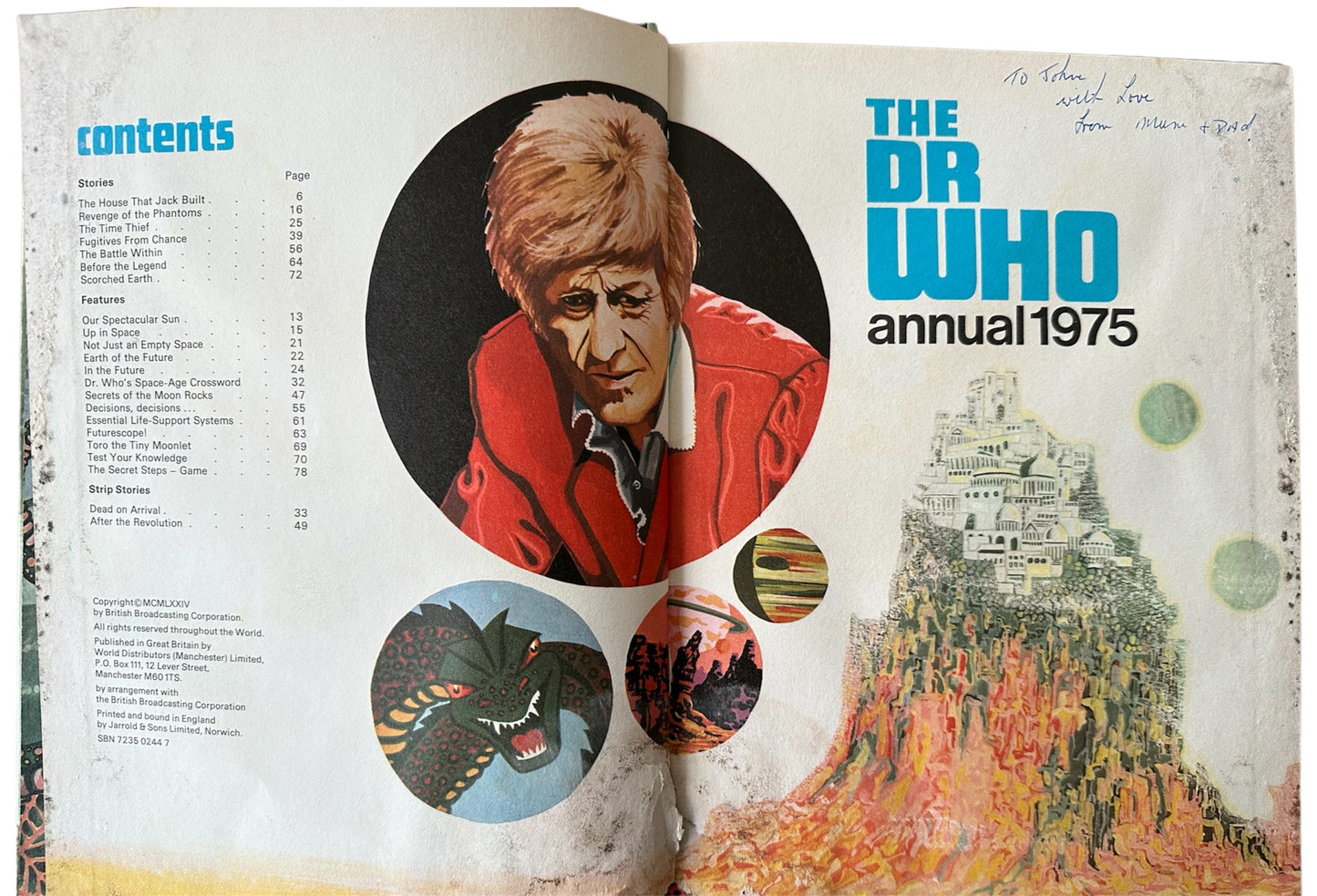 The Dr Who Annual 1975 - Starring Jon Pertwee As Dr Who
