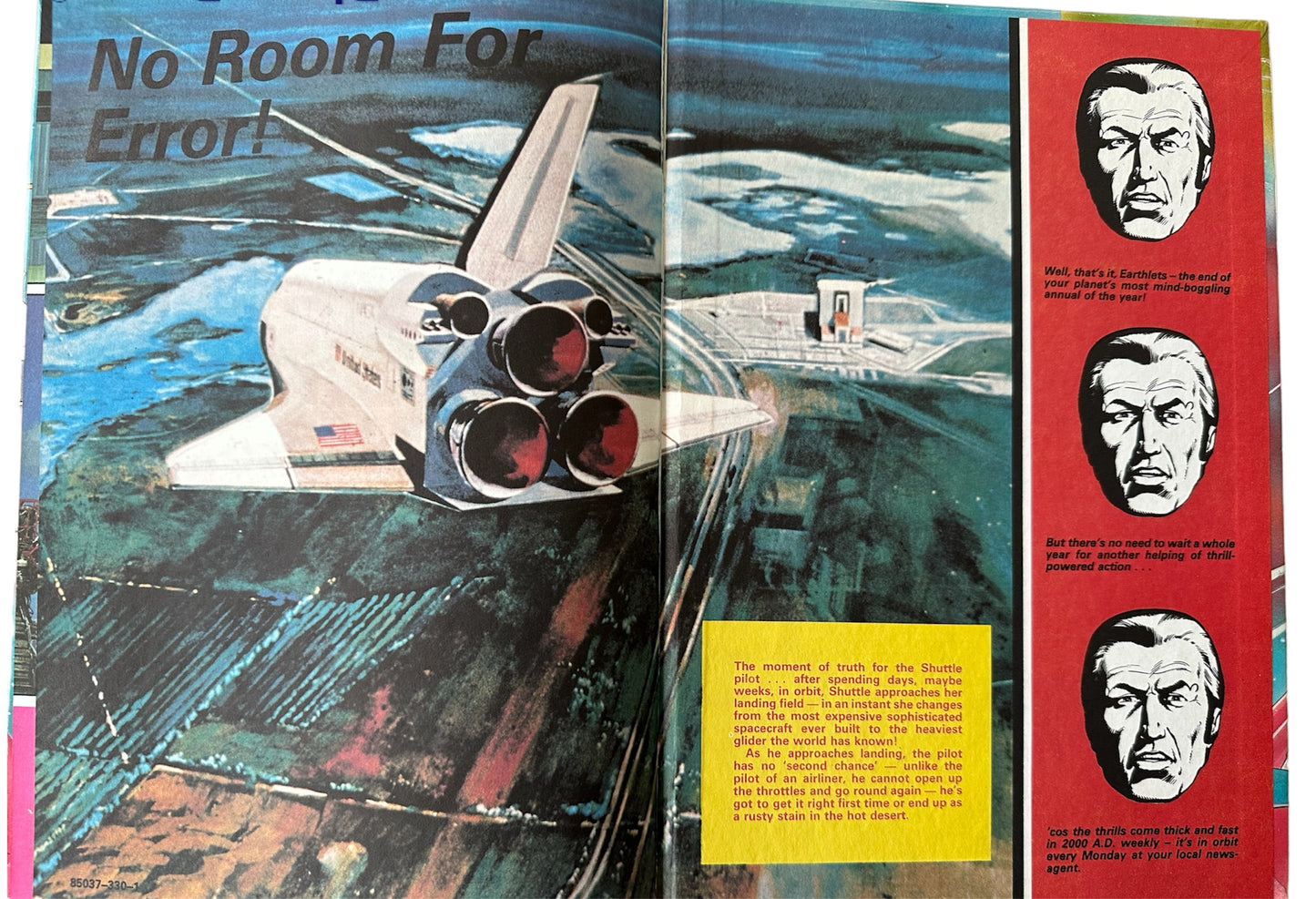 Vintage Dan Dare Annual 1979 By Fleetway - Former Shop Stock