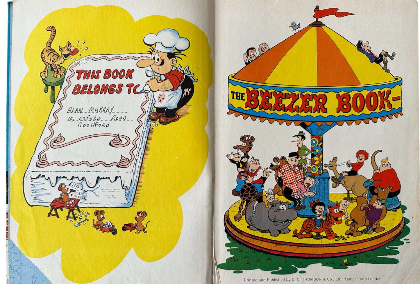 Vintage The Beezer Book Annual 1970