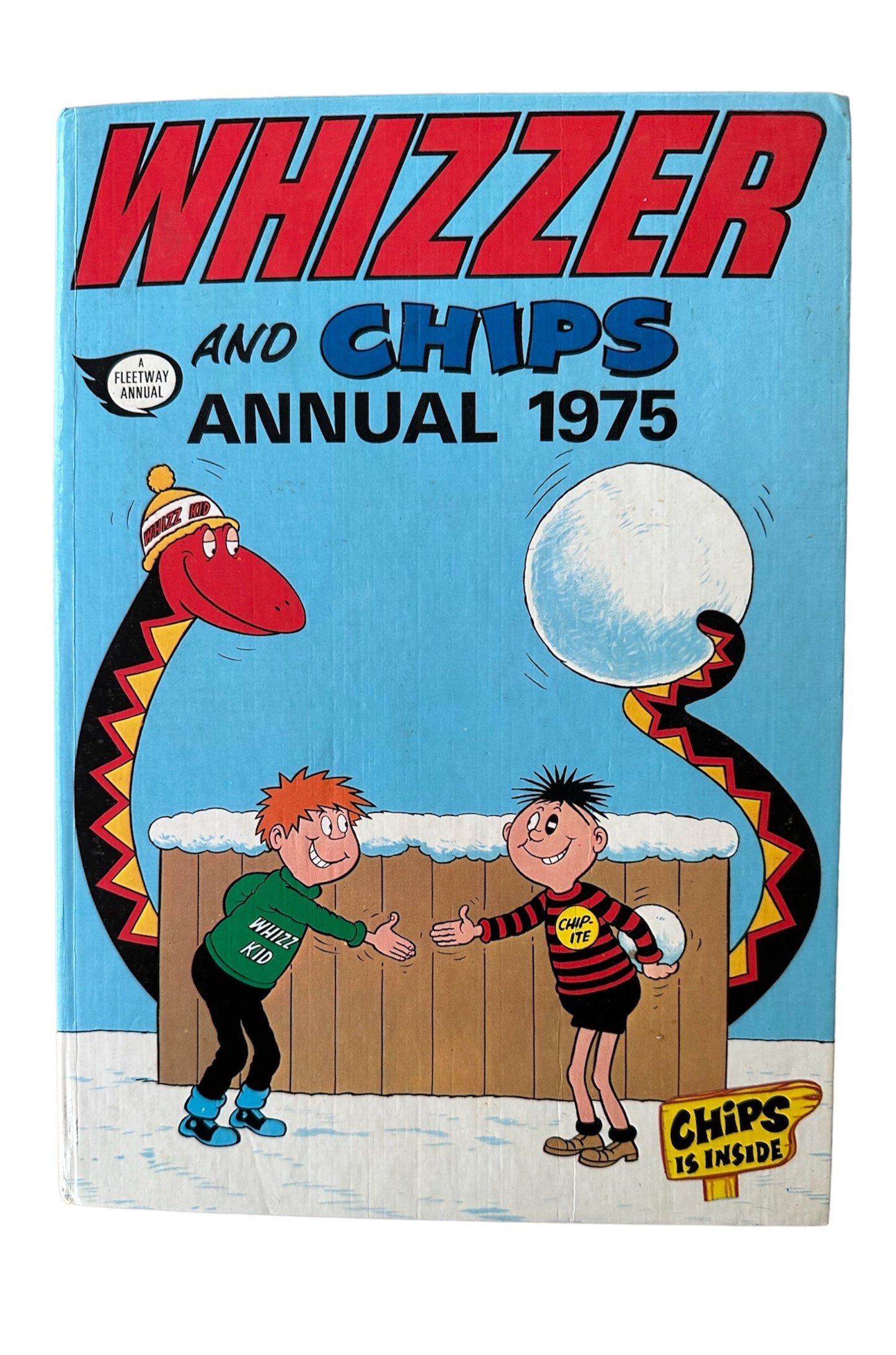 Vintage Whizzer & Chips Annual 1975 By Fleetway