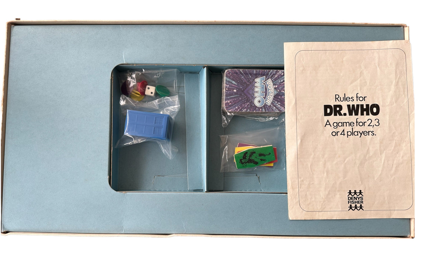 Doctor Who The Board Game 1975 By Strawberry Fayre By Denys Fisher - Complete In The Original Box