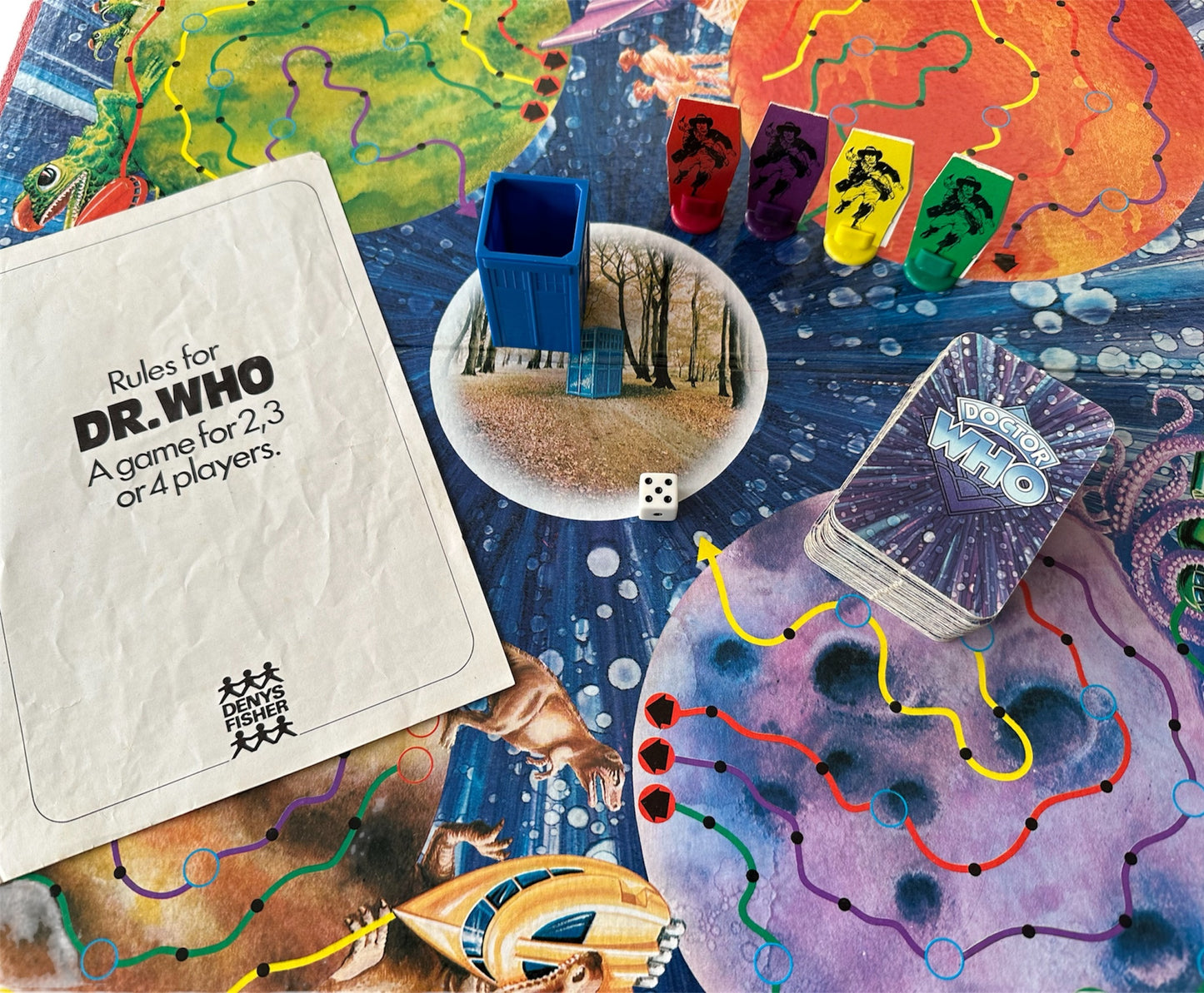 Doctor Who The Board Game 1975 By Strawberry Fayre By Denys Fisher - Complete In The Original Box