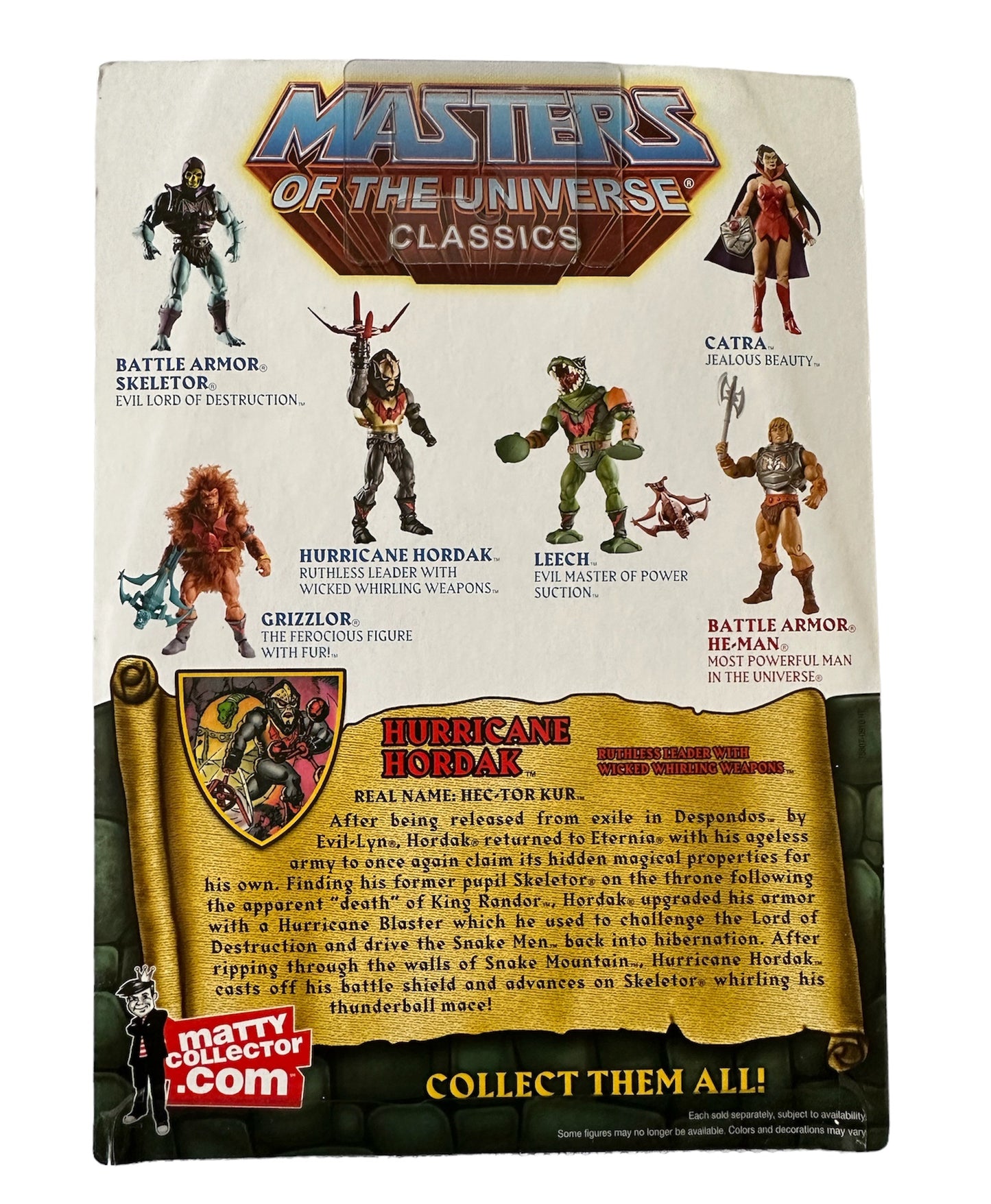 Vintage 2011 Masters MOTU Of The Universe Classics - The Evil Horde - Hurricane Hordak - Ruthless Leader With Wicked Whirling Weapons Action Figure - Brand New Factory Sealed Shop Stock Room Find