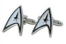 Star Trek The Original Series Command Insignia Cufflinks Set.