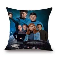 Vintage 2010 Star Trek The Doctors Cushion / Pillow Case Cover Printed - Brand New Factory Sealed