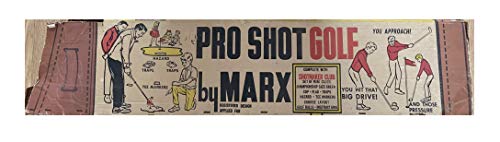 Vintage 1950's Louis Marx Pro Shot Golf Indoor Game - Indoor Golf Game - In The Original Box