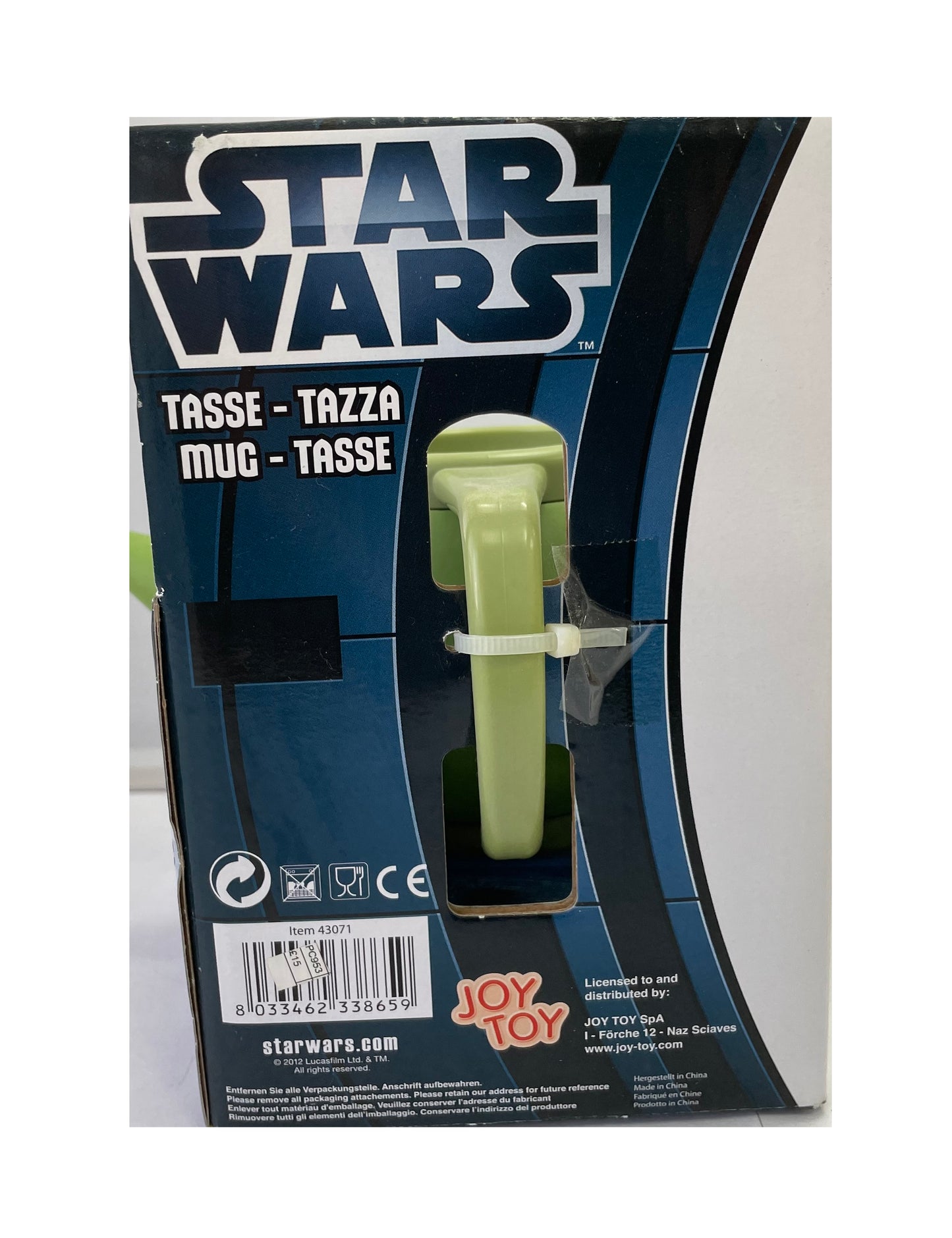 Vintage 2012 Star Wars Jedi Master Yoda Figural Head Mug - Brand New Factory Sealed Shop Stock Room Find