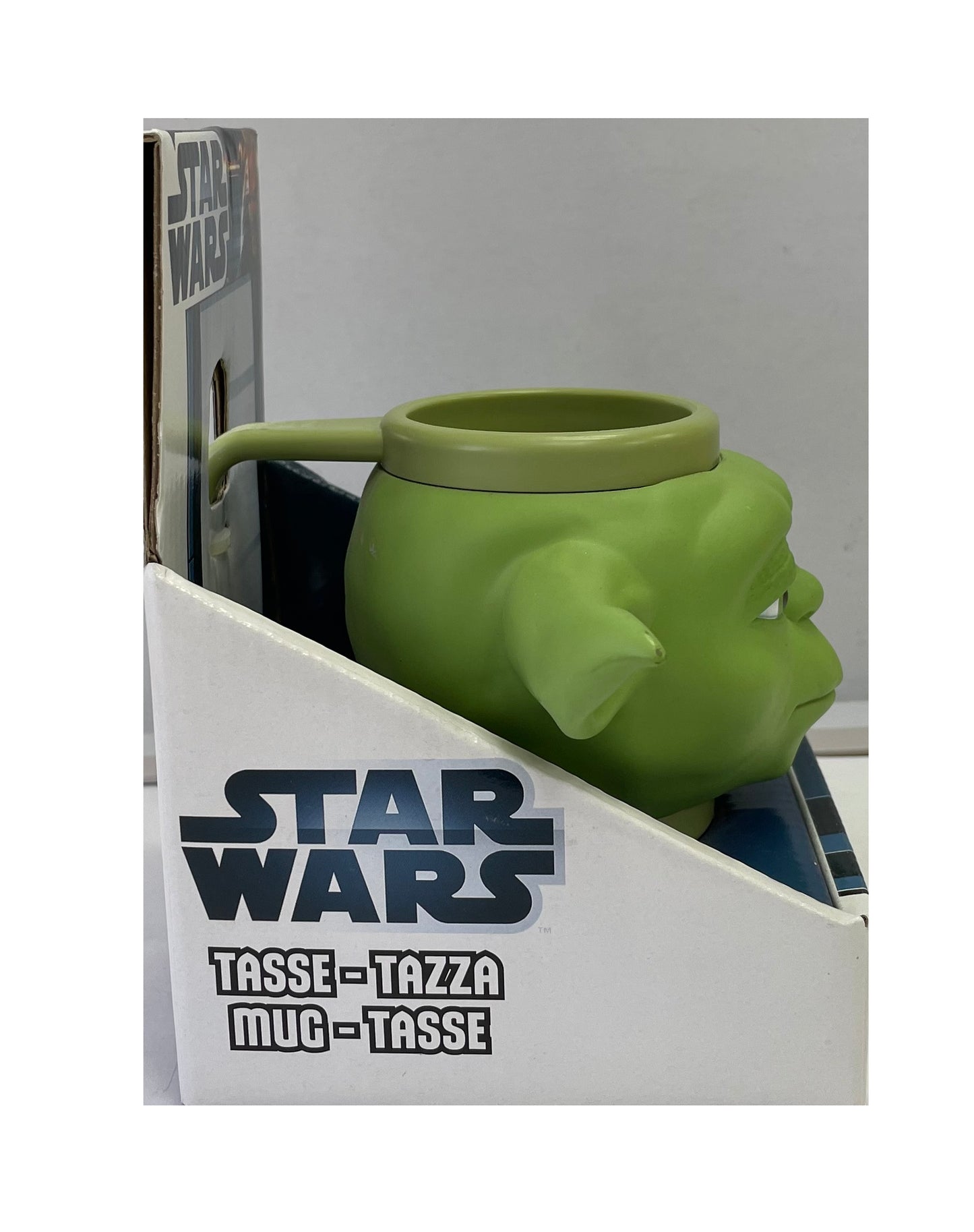 Vintage 2012 Star Wars Jedi Master Yoda Figural Head Mug - Brand New Factory Sealed Shop Stock Room Find