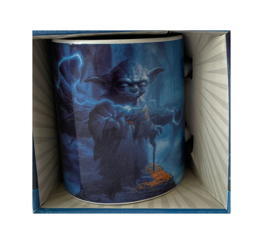 Vintage 2011 Star Wars Jedi Master Yoda Mini Ceramic Mug - Brand New Shop Stock Room Find