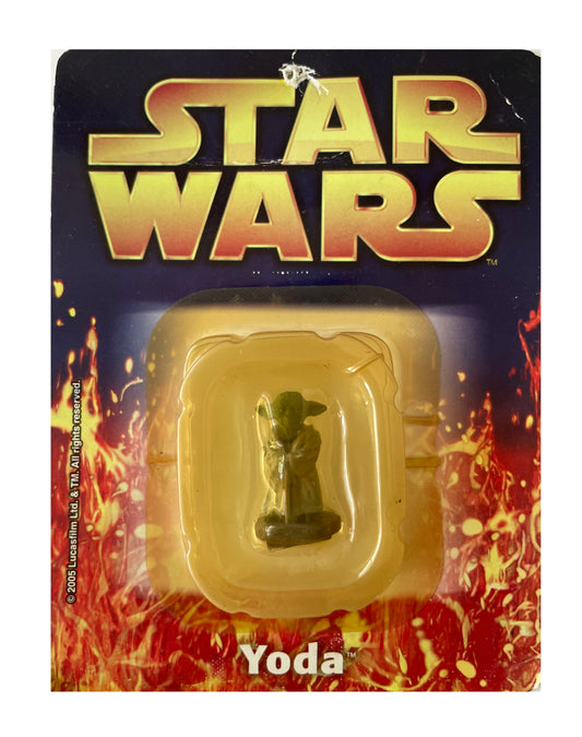 Vintage 2005 Star Wars Jedi Master Yoda Mini Collectable Metal Figure By De Agostini - Factory Sealed Shop Stock Room Find