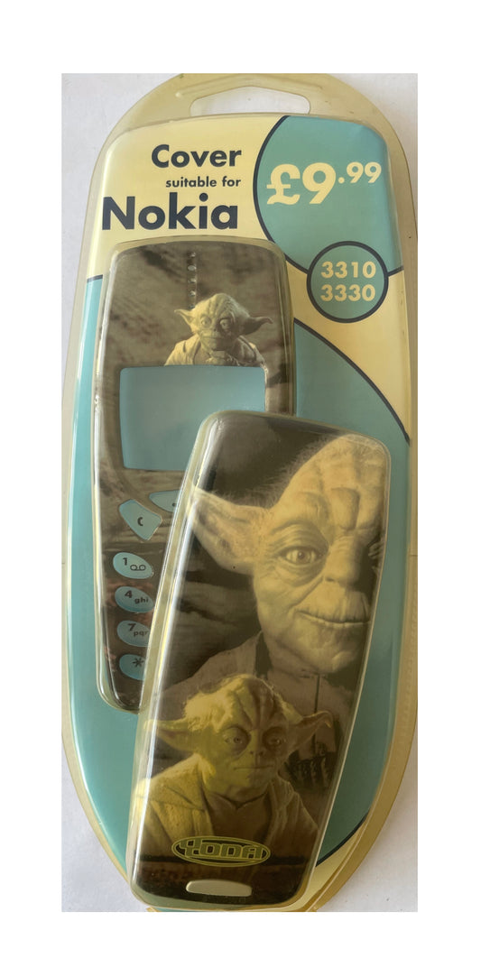 Vintage Nokia 2000 Star Wars Jedi Master Yoda Mobile Phone Cover NK 3310 / 3330 - Factory Sealed Shop Stock Room Find