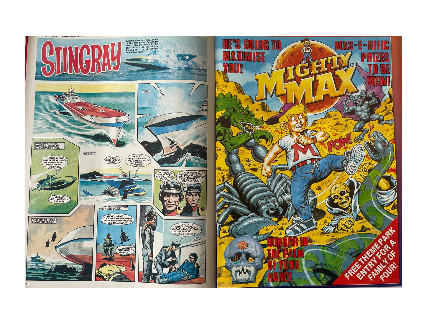 Vintage 1993 Gerry Andersons Stand By For Action... Stingray The Comic Issue No. 12 - March 13th To March 26th - Includes Free Stingray Jigsaw - Brand New Shop Stock Room Find