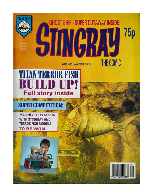 Vintage 1993 Gerry Andersons Stand By For Action... Stingray The Comic Issue No. 14 - April 10th To April 23rd - Brand New Shop Stock Room Find