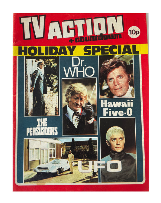 Vintage 1972 TV Action + Countdown Comic Magazine Summer Holiday Special 1972 - Fantastic Condition Vintage Comic