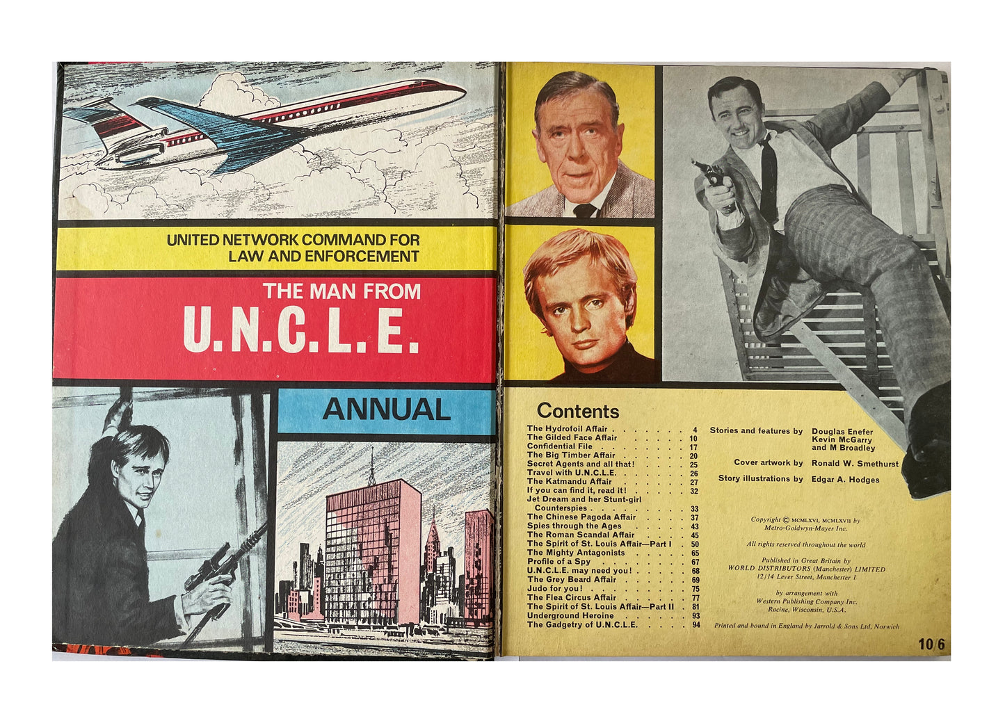 Vintage The Man From UNCLE Annual 1968 - Fantastic Condition