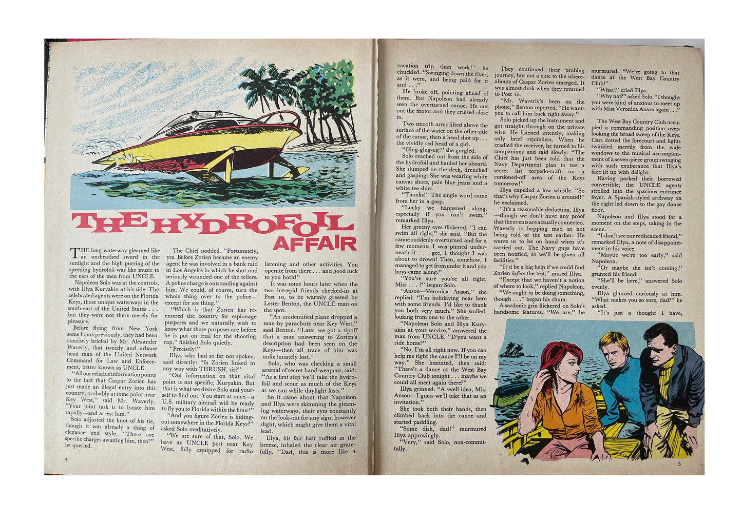 Vintage The Man From UNCLE Annual 1968 - Fantastic Condition