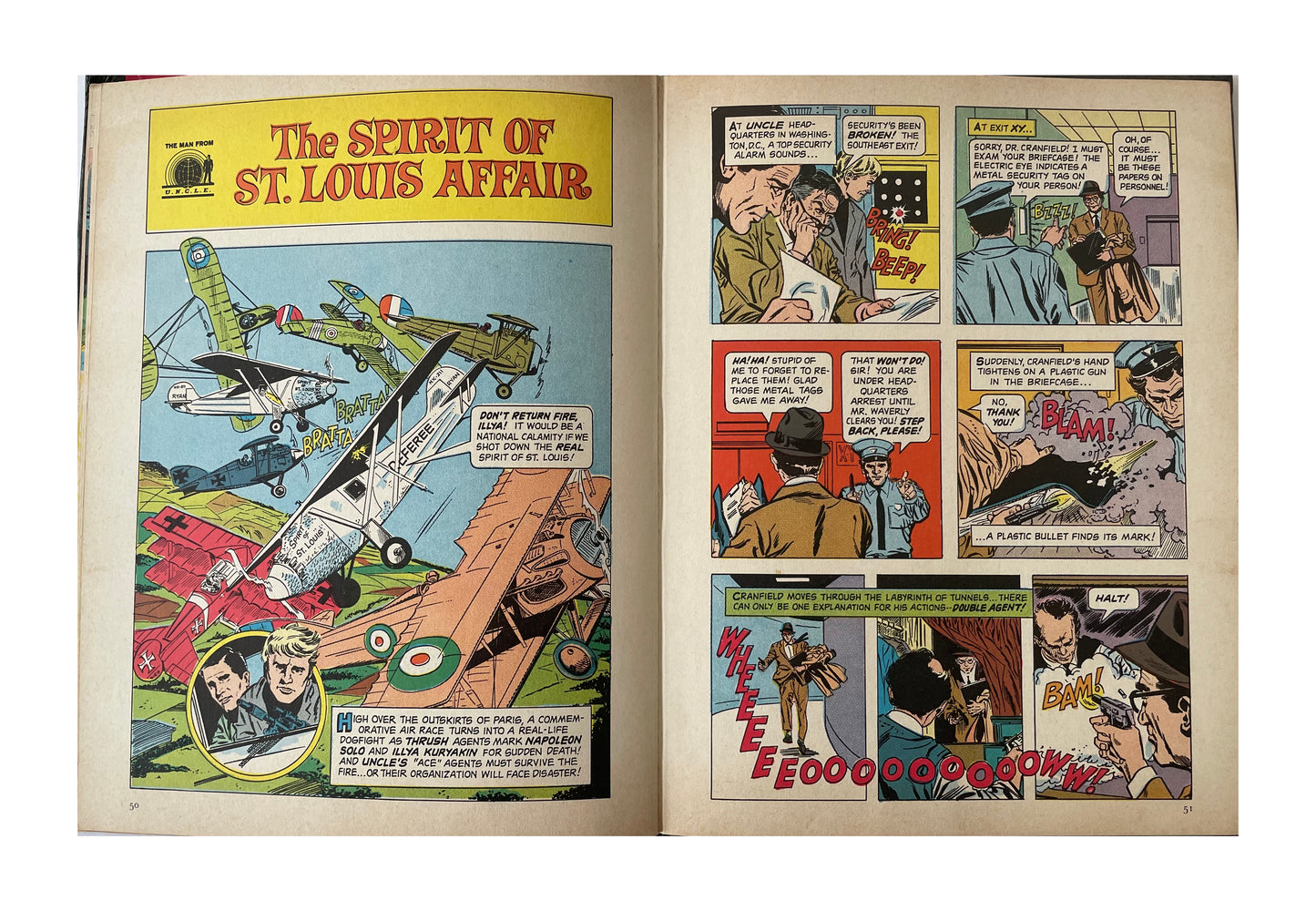 Vintage The Man From UNCLE Annual 1968 - Fantastic Condition