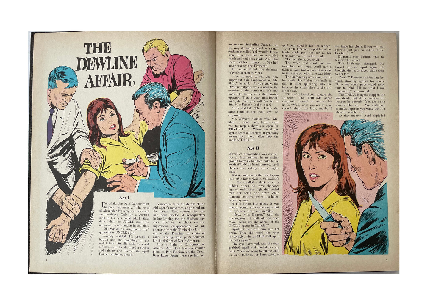 Vintage The Girl From Uncle Annual 1970.