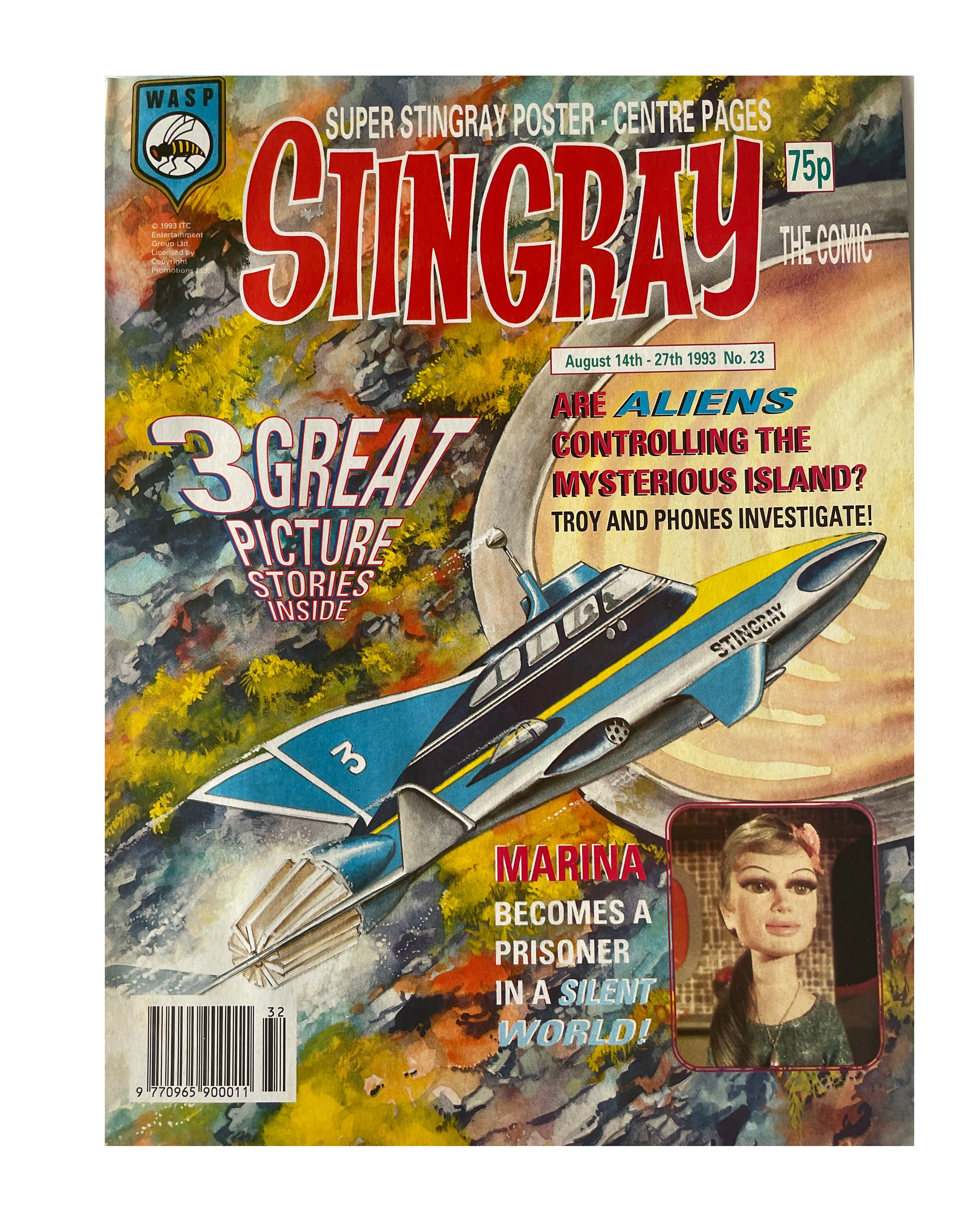 Vintage 1993 Gerry Andersons Stand By For Action Stingray The