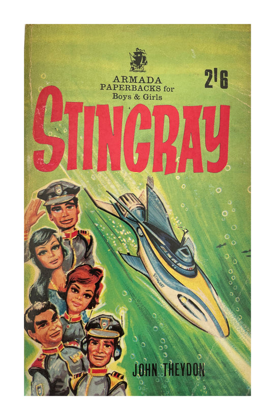 Vintage 1965 Gerry Andersons Stingray Armada Paperback Book For Boys And Girls - Based On The TV Series