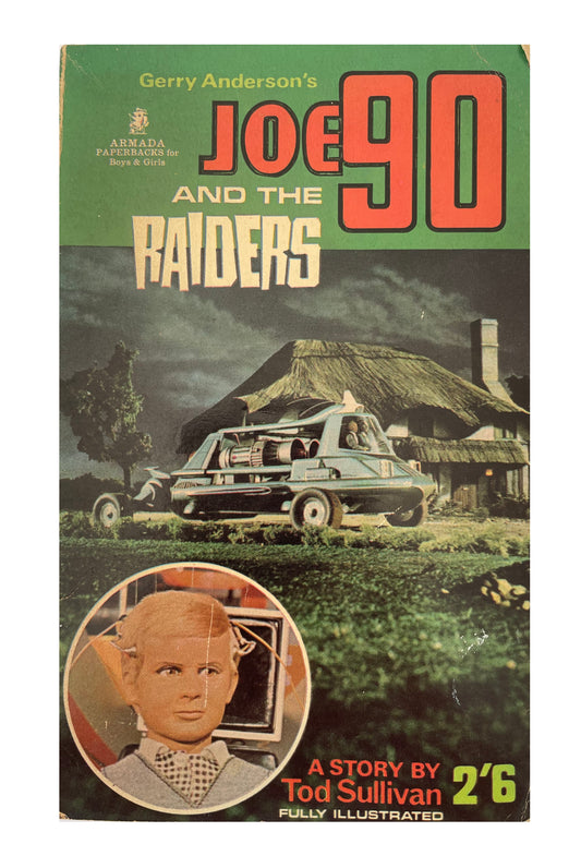 Vintage 1968 Gerry Andersons Joe 90 And The Raiders Armada Paperback Book For Boys And Girls - Based On The TV Series