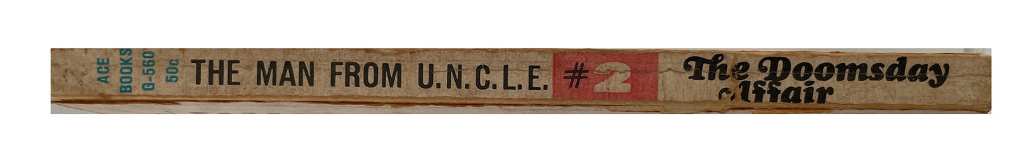 Vintage The Man From U.N.C.L.E The Doomsday Affair Paperback Novel 1965 By Harry Whittingham.