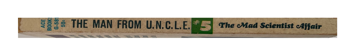 Vintage The Man From U.N.C.L.E The Mad Scientist Affair Paperback Novel 1966 By John T Phillifent