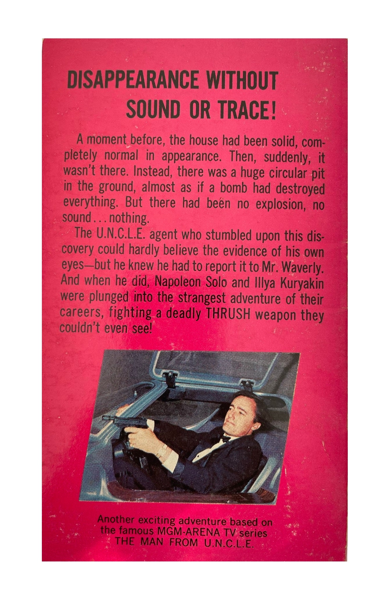 Vintage The Man From U.N.C.L.E The Invisibility Affair Paperback Novel 1967 By Thomas Stratton