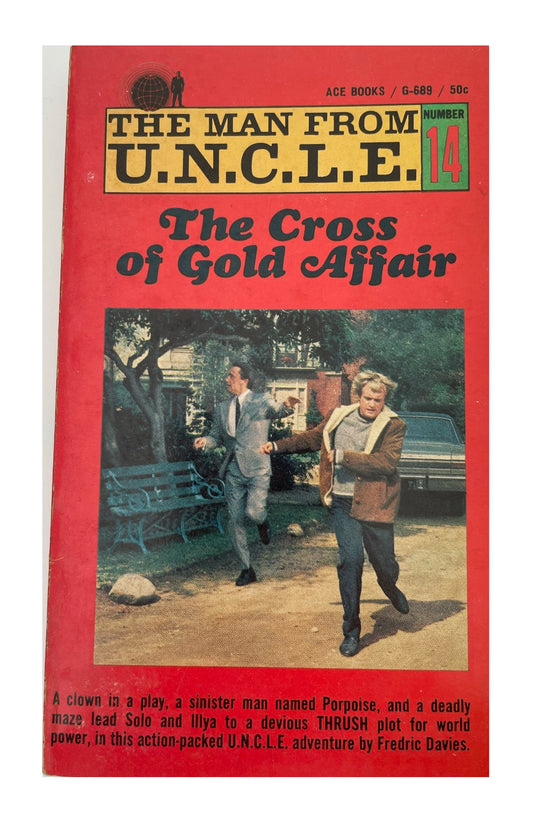 Vintage The Man From U.N.C.L.E The Rainbow Affair Paperback Novel 1968 By Fredric Davies