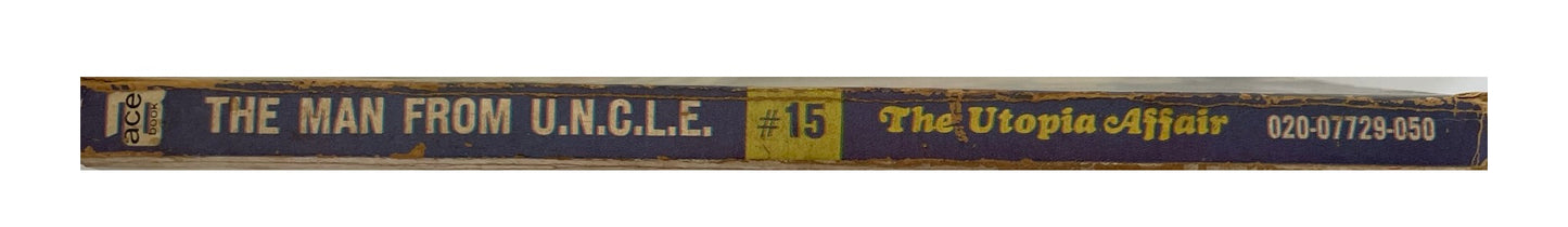 Vintage The Man From U.N.C.L.E The Utopia Affair Paperback Novel 1968 By David McDaniel