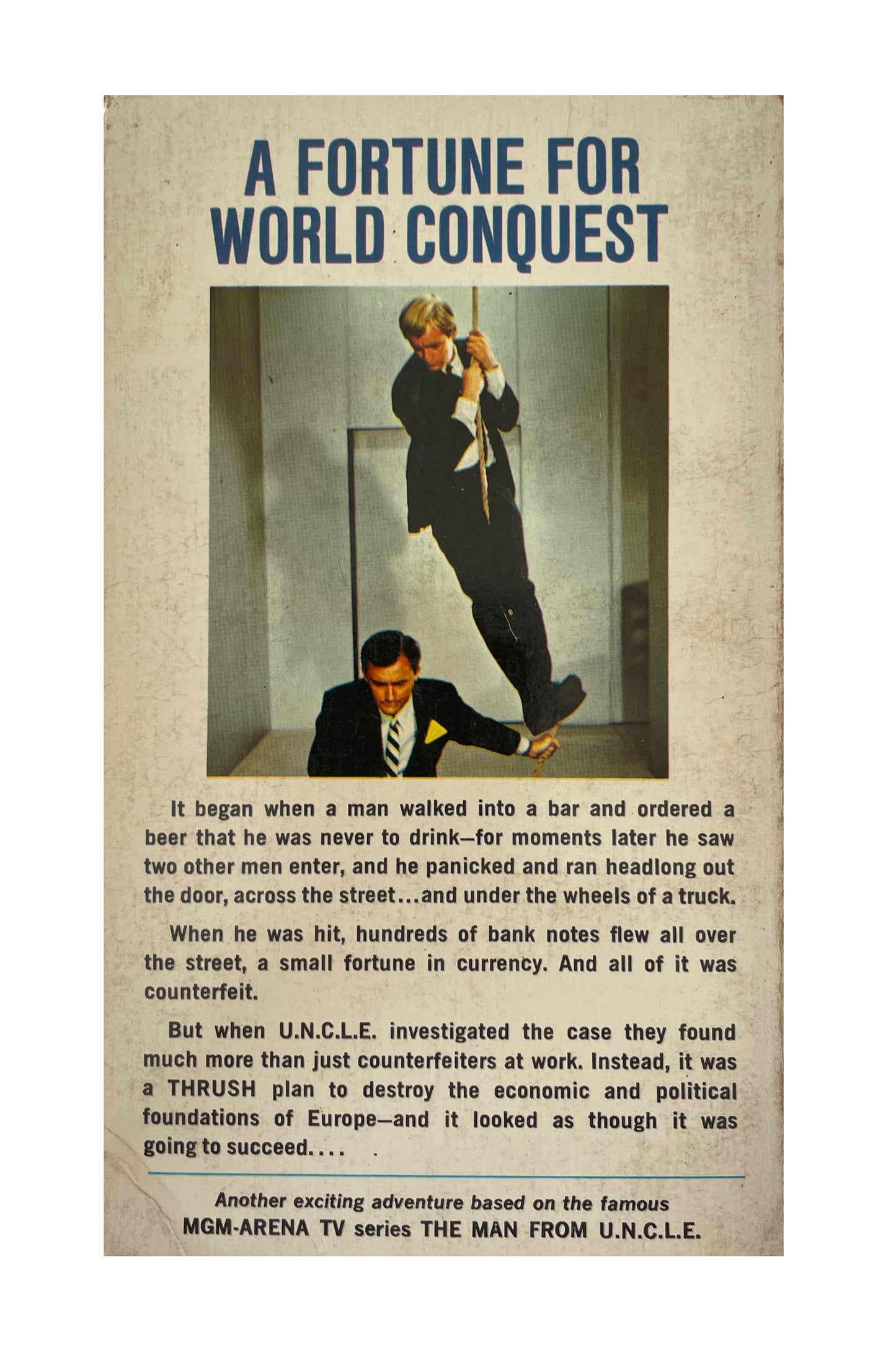 Vintage The Man From U.N.C.L.E The Stone-Cold Dead In The Market Affair Paperback Novel 1966 By John Oram