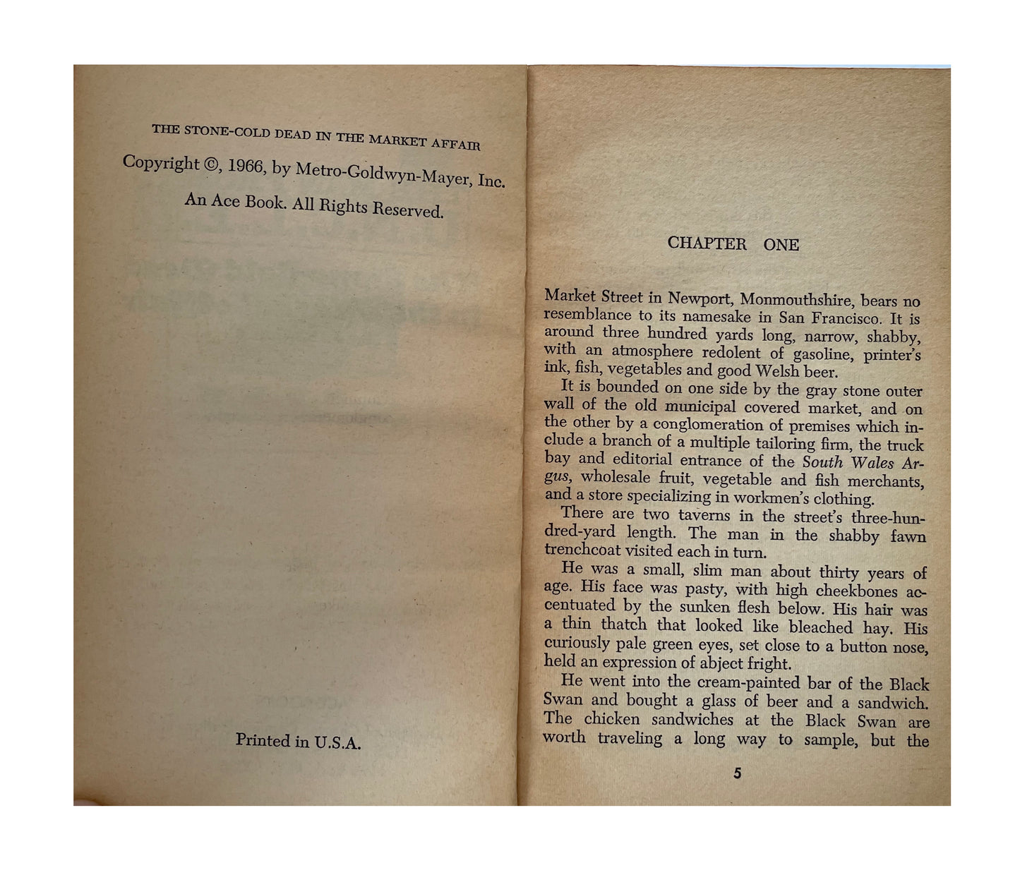 Vintage The Man From U.N.C.L.E The Stone-Cold Dead In The Market Affair Paperback Novel 1966 By John Oram
