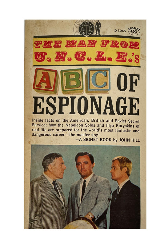 Vintage The Man From U.N.C.L.E ABC Of Expionage Paperback Novel 1966