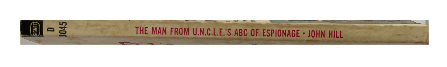 Vintage The Man From U.N.C.L.E ABC Of Expionage Paperback Novel 1966