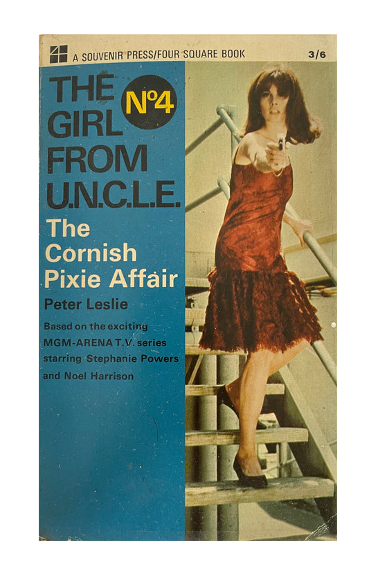 Vintage 1967 The Girl From UNCLE No. 4 The Cornish Pixie Affair Paperback Novel By Peter Leslie