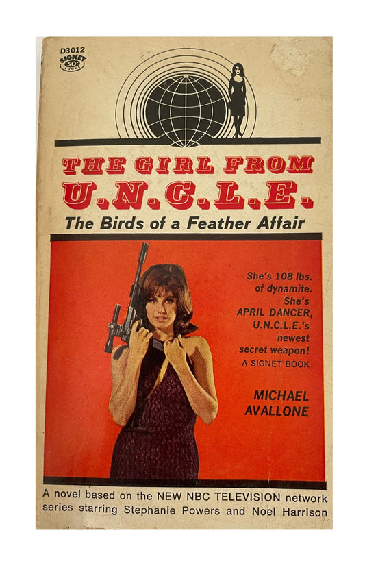 Vintage 1966 The Girl From UNCLE - The Birds Of A Feather Affair Paperback Novel By Michael Avallone First Printing